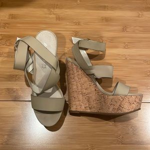 Tan wedges